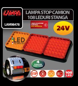LAMPA STOP CAMION 108LEDURI STANGA    204 - LSC3606