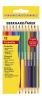 Creioane colorate 12 culori bicolore eberhard faber