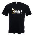 Tricou negru, imprimat Nat Geo Wild