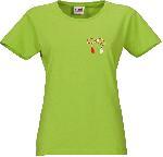 Tricou verde dama imprimat Martisor