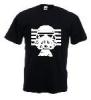 Tricou negru, imprimat stormtrooper sw