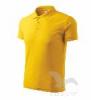 Tricou polo adler pique galben