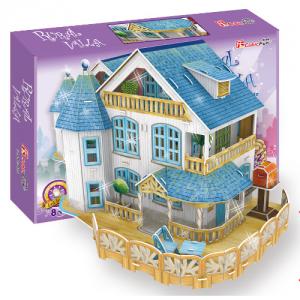 Puzzle 3D Rural Villa Dollhouse