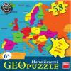 Puzzle geografic harta europei