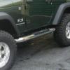 Praguri RR 4inch Round Stainless Steel Side Steps pt. 07-14 Jeep Wrangler JK 2 Door