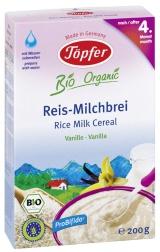 Topfer Cereale BIO Orez, Lapte si Vanilie *200 gr