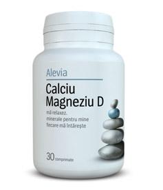 Alevia Calciu Magneziu Vitamina D *30cpr