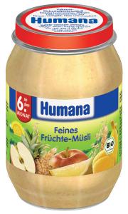 Humana Piure Fructe si Cereale - 190 grame (de la 6 luni)