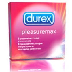 Durex Pleasuremax - 3 buc