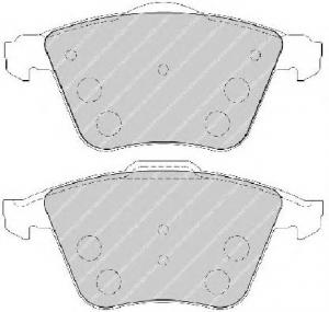 Set placute frana frana disc VOLVO C70 II Cabriolet PRODUCATOR FERODO FDS1706