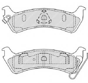 Set placute frana frana disc JEEP GRAND CHEROKEE    ZJ  PRODUCATOR FERODO FDB1549