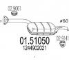Toba esapamet intermediara MERCEDES BENZ limuzina  W124  PRODUCATOR MTS 01 51050