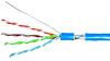Cablu Cat.5e FTP, manta PVC albastra, Schrack