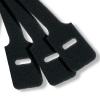 Cravate velcro mills, culoare neagra, latime 13mm, lungime 230mm (set