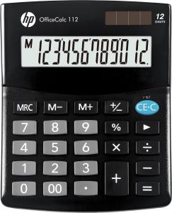 Calculator de birou, 12 digits, 125 x 101 x 33 mm, solar power, HP OC112