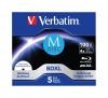 Bd-r xl verbatim 100gb, viteza 4x, printabil, mdisc