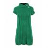 Pulover rochie verde F0856