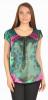 Bluza verde cu imprimeu colorat b39ndv