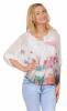 Bluza alba cu maieu 4191A