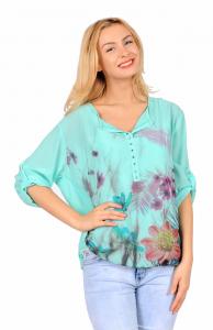 Bluza verde cu maieu 4191V