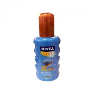 Spray protectie solara si bronz Nivea Sun FP30 200 ml.