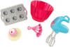 Set accesorii Barbie Mini Cupcake - Mattel CFB50-CFB52