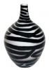Vaza zebra decorativa