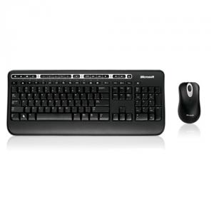 Kit Tastatura&amp;Mouse Microsoft Desktop Media 1000, Wireless, Media, Optic, USB, negru, ZHA-00023