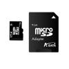Micro Secure Digital Card 16GB, Class 2, SDHC + adaptor SD, A-Data, bliste