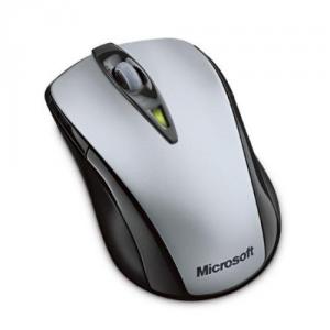Mouse Microsoft Mobile 3000, Wireless, Optic, USB, alb, 4 butoane, 6BA-00008