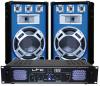 (dj15bb) set boxe 15 basic blue+amplificator ltc1000