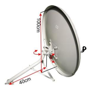 ANT0046) Antena Satelit 100cm Cu sistem Prindere, 8458 - SC Silstar com srl
