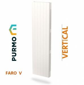 Radiator decorativ vertical din otel, tip 22 1950x450  alb, Purmo Faro V