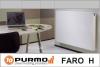 Radiator decorativ orizontal din otel, tip 33 400x600 alb, purmo faro