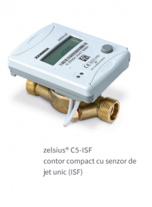 Contor de energie termica mecanic compact, DN 20, 2.5 m3 h, tip ZELSIUS C5 ISF, Zenner